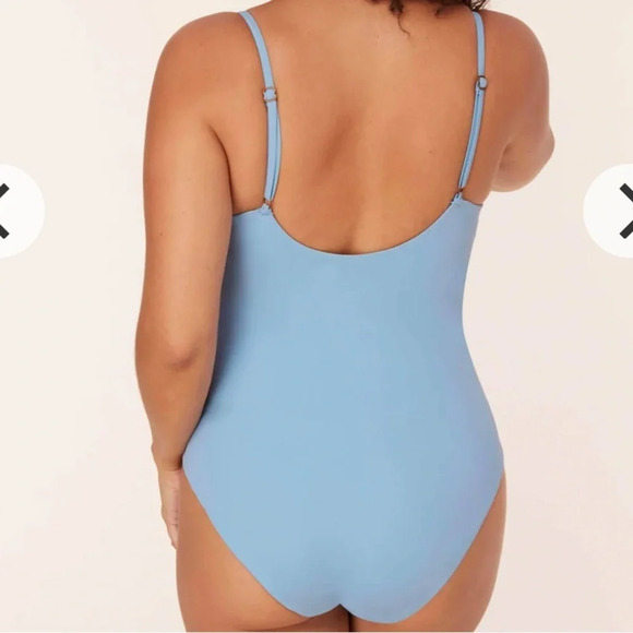 Andie The Milos One Piece Swimsuit Sky Blue size XL NWT - Picture 2 of 8